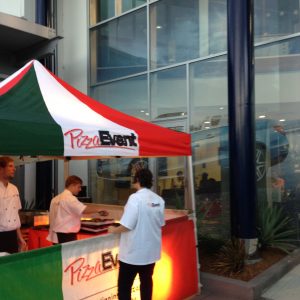 Pop Up Pizza at Mercedes to help Launch a new model