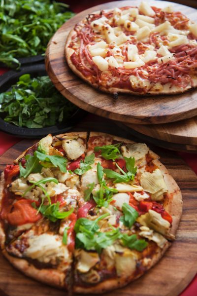 Ham and Pineapple and Roasted Veg - Mobile Pizza Parties Award Winning Pizzas - Mobile Pizza Catering