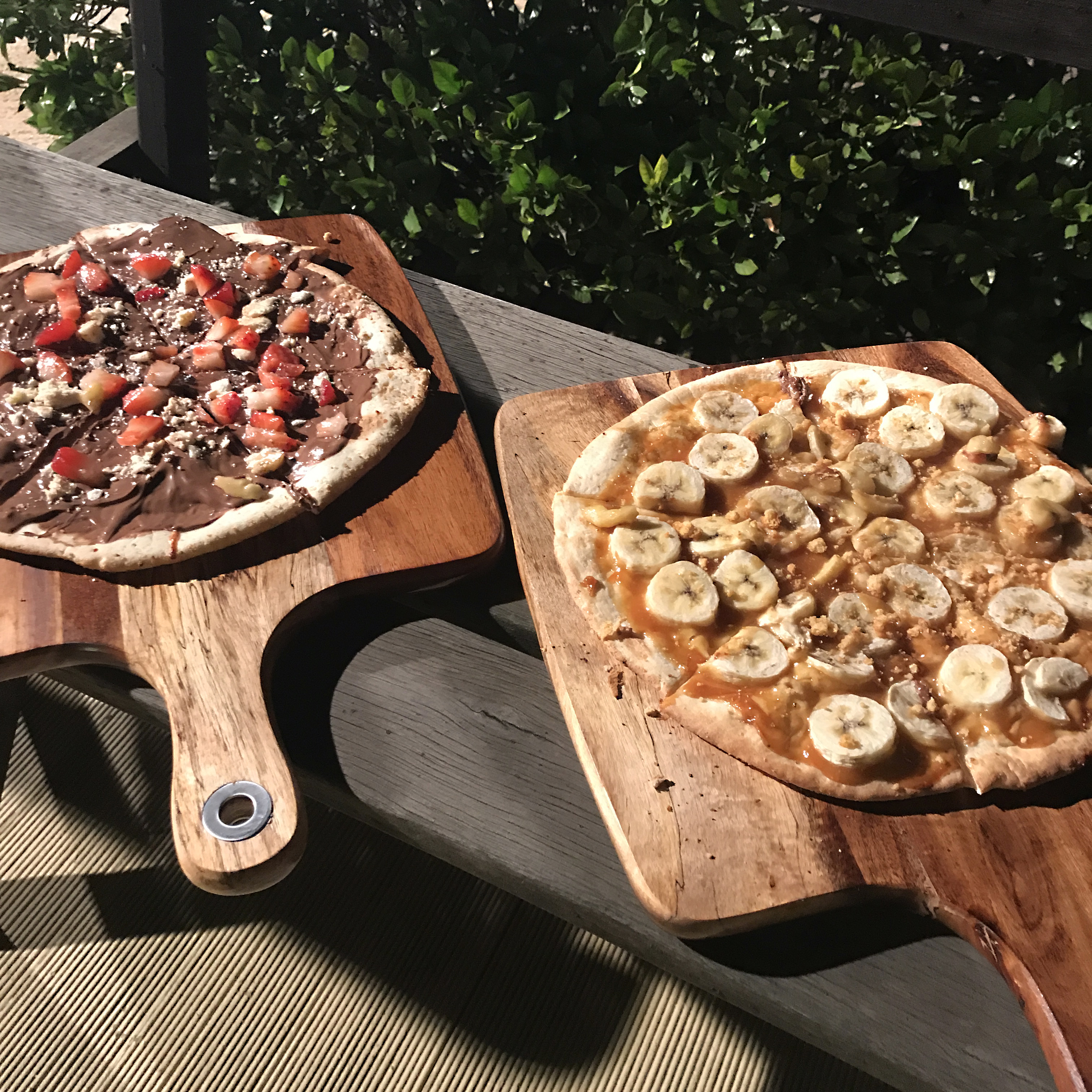 Dessert Pizzas
