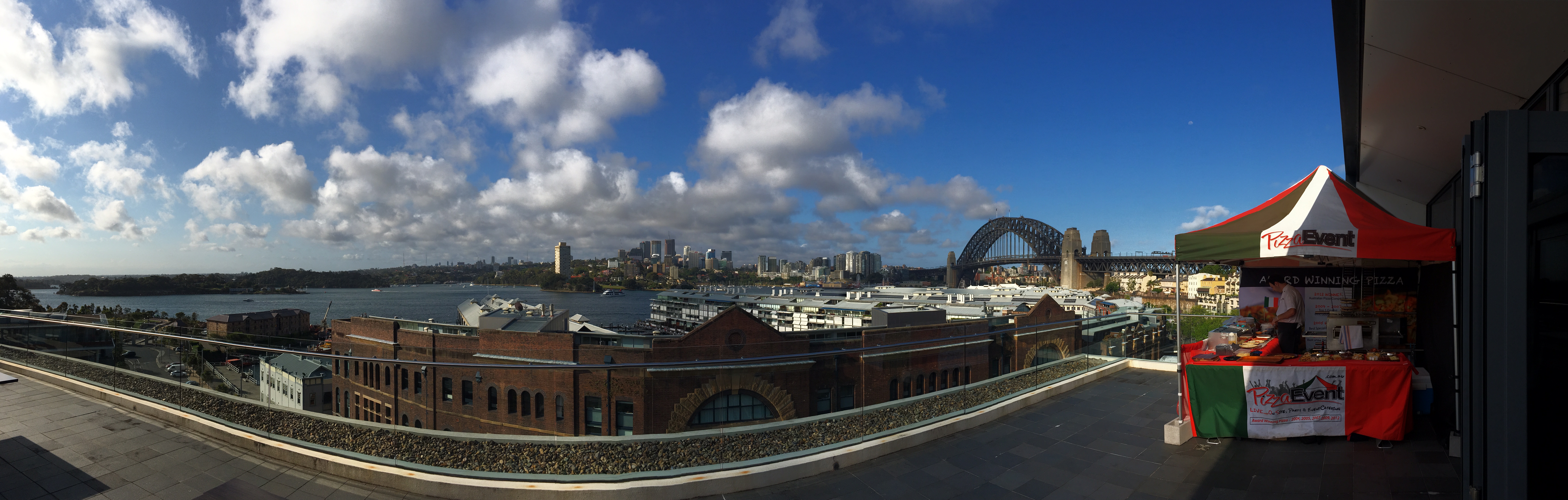 Corporate Mobile Pizza Catering - Sydney Harbour